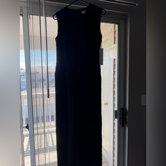 Calvin Klein Black Sheath Dress Scoop Neck Sleeveless - Picture 6 of 9